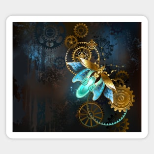 Steampunk Firefly Sticker